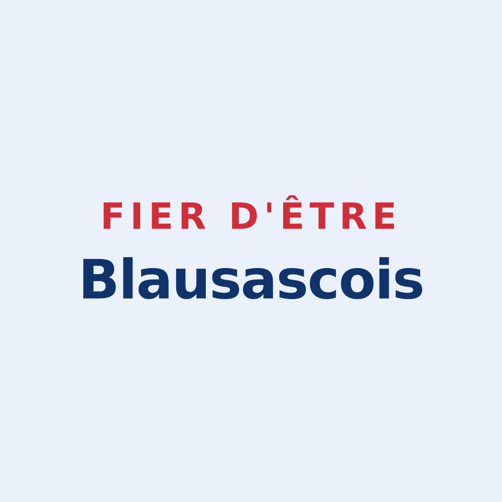 Sticker « Fier d'être Blausascois » — design pour Blausasc
