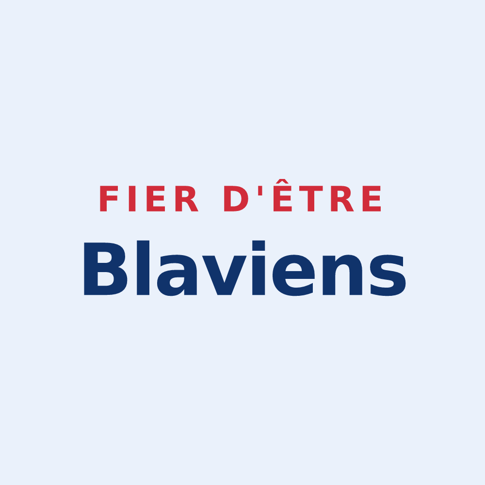 Sticker « Fier d'être Blaviens » — design pour Blay