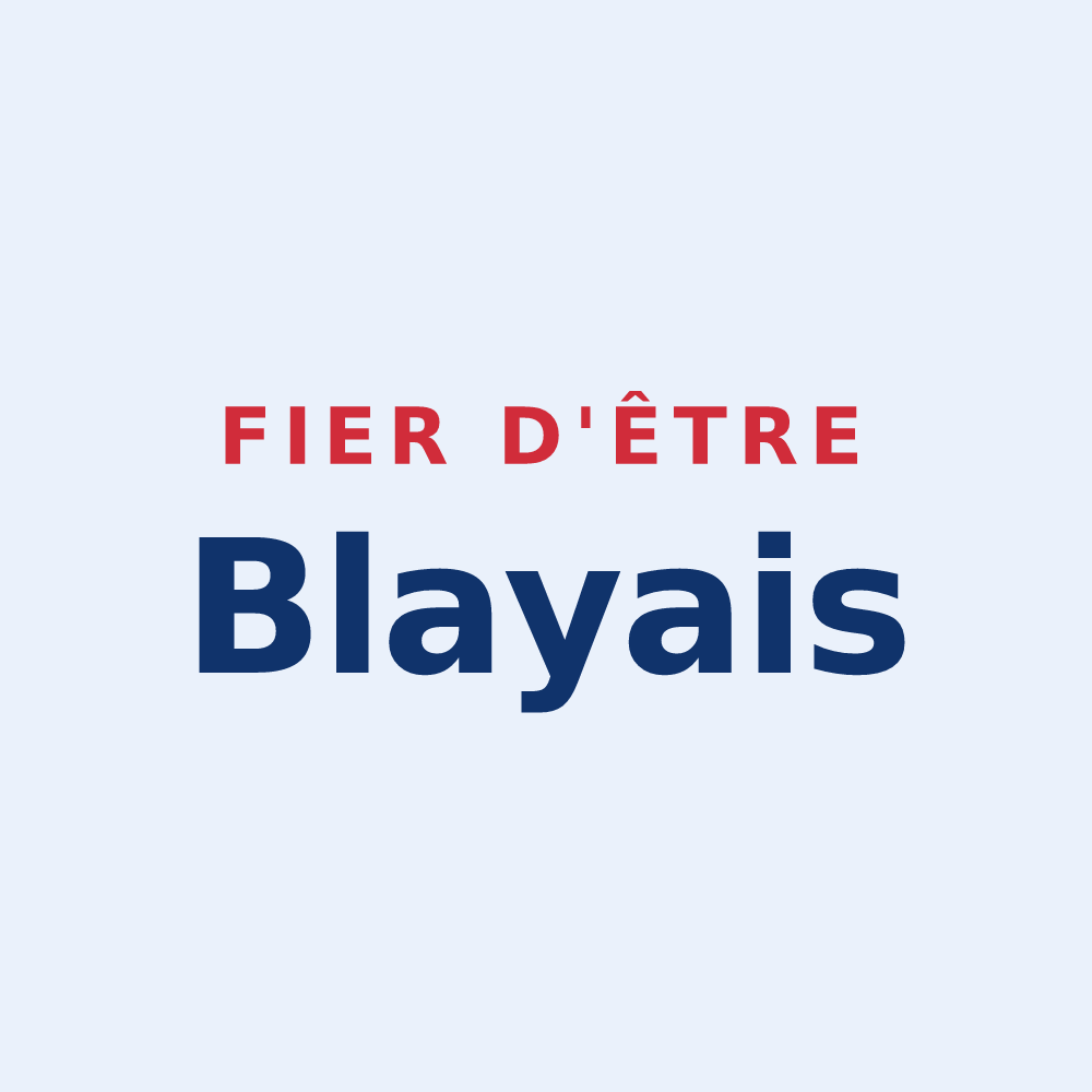 Sticker « Fier d'être Blayais » — design pour Blaye
