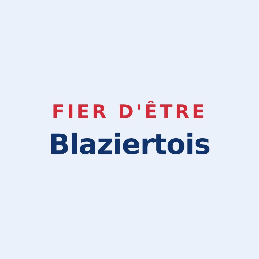 Sticker « Fier d'être Blaziertois » — design pour Blaziert