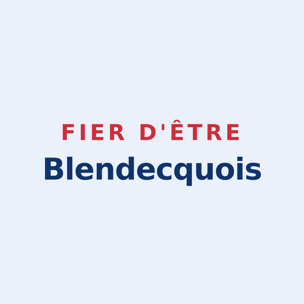 Sticker « Fier d'être Blendecquois » — design pour Blendecques