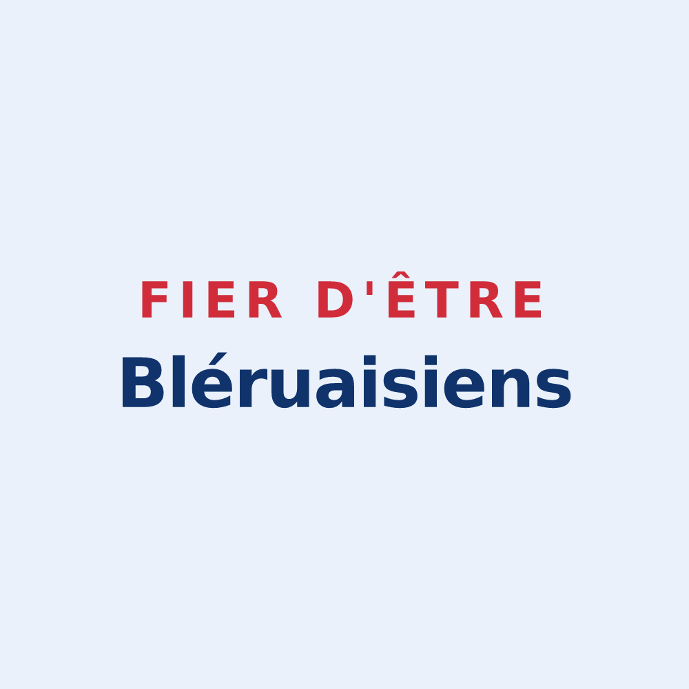 Sticker « Fier d'être Bléruaisiens » — design pour Bléruais