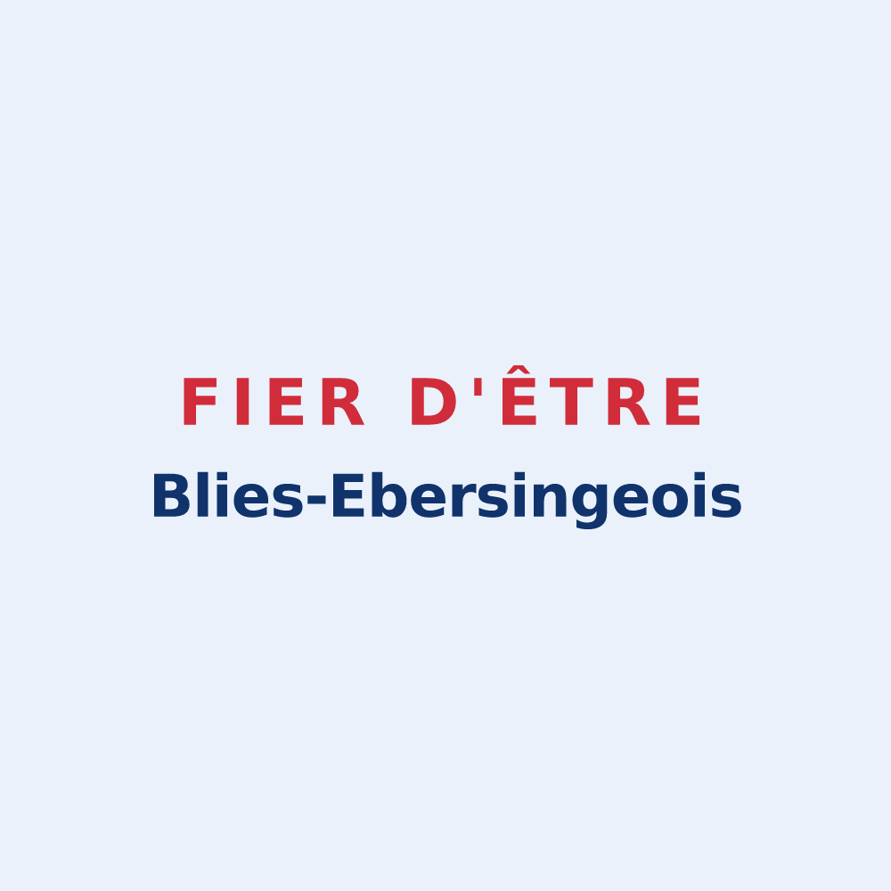 Sticker « Fier d'être Blies-Ebersingeois » — design pour Blies-Ébersing
