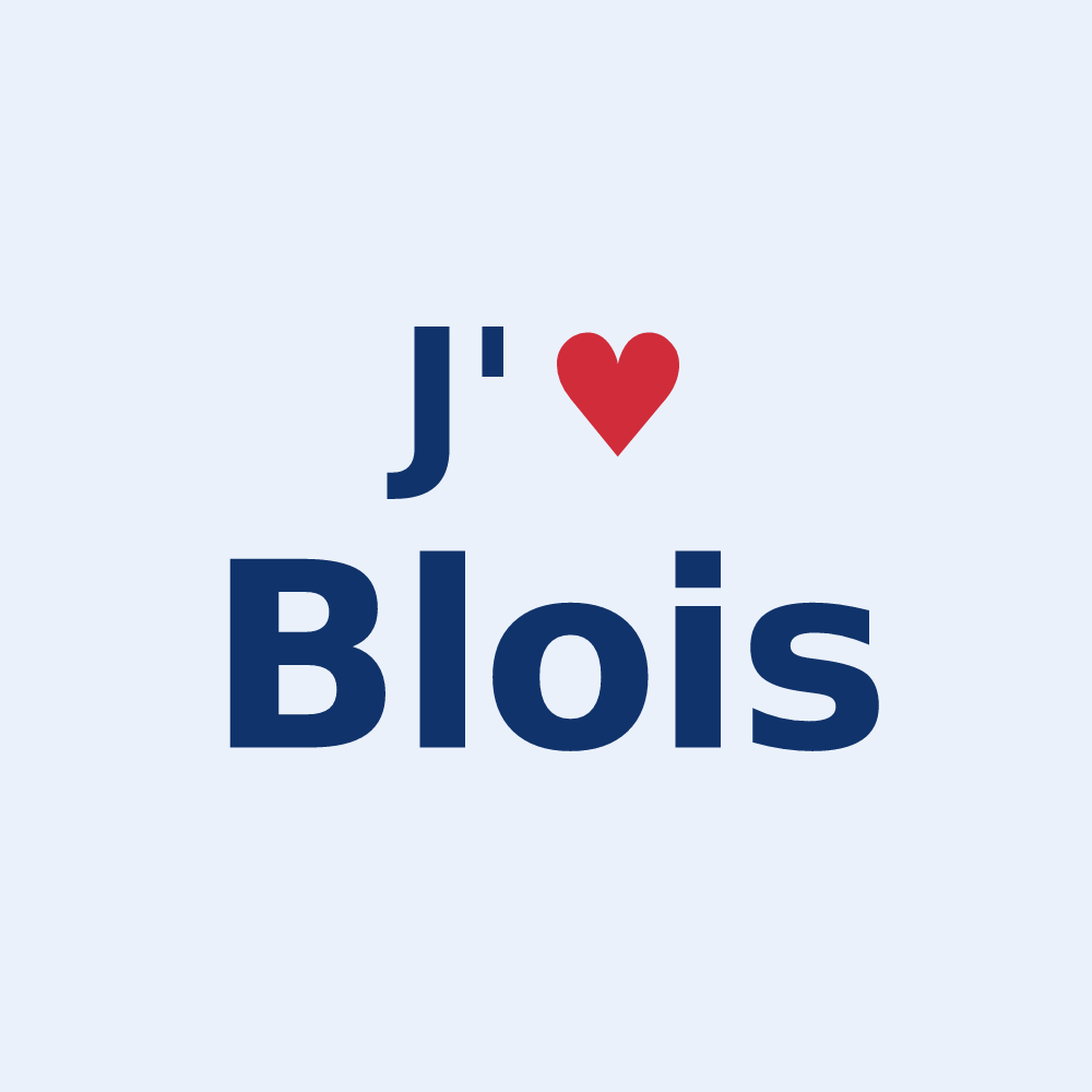 Sticker personnalisé Blois — design J'aime Blois