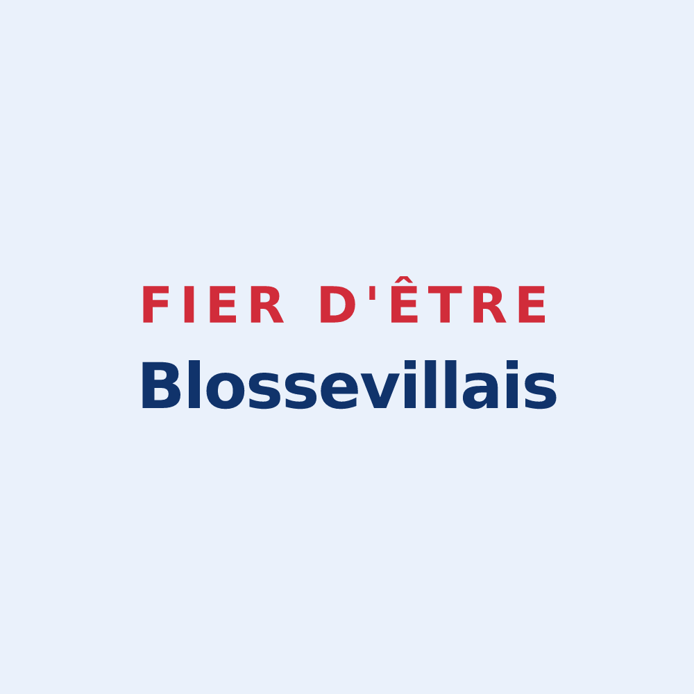 Sticker « Fier d'être Blossevillais » — design pour Blosseville