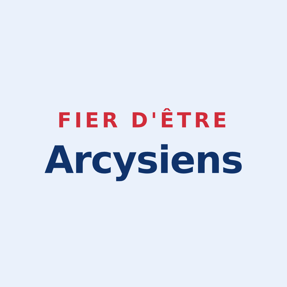 Sticker « Fier d'être Arcysiens » — design pour Bois-d'Arcy