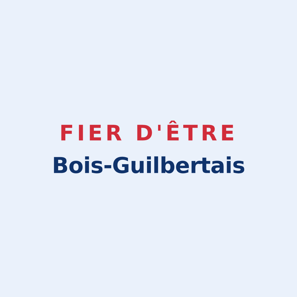 Sticker « Fier d'être Bois-Guilbertais » — design pour Bois-Guilbert