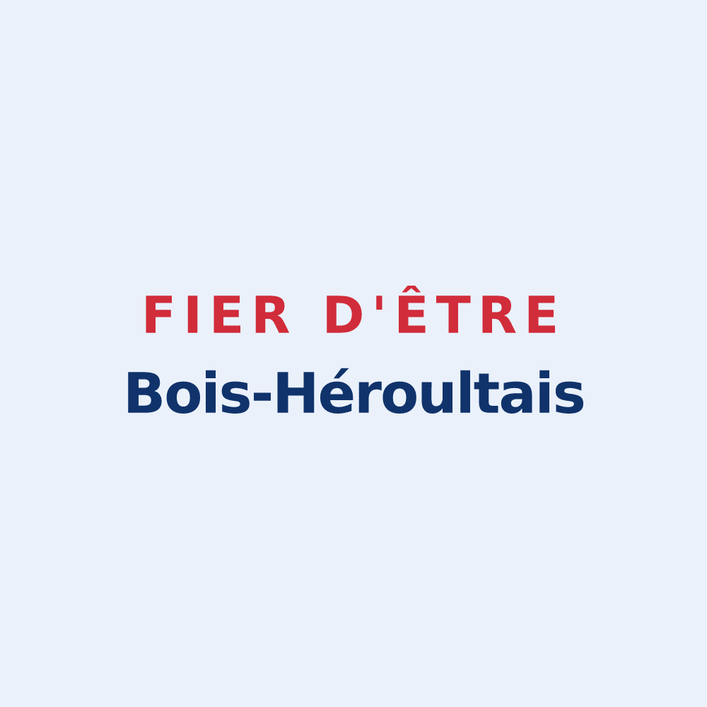 Sticker « Fier d'être Bois-Héroultais » — design pour Bois-Héroult
