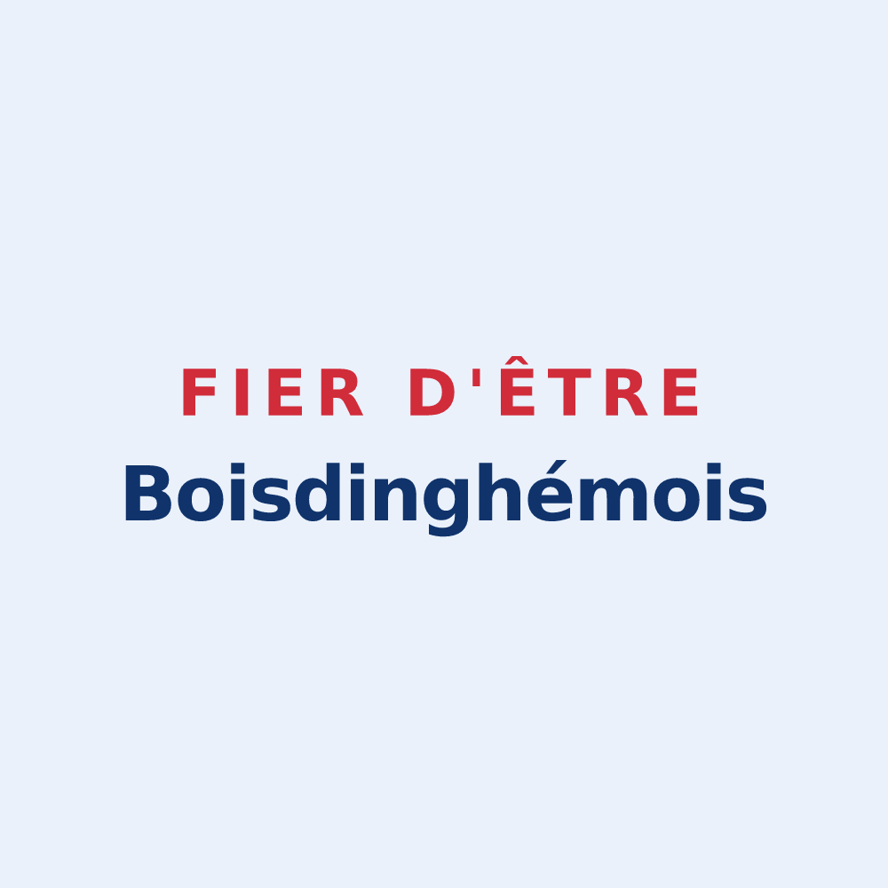 Sticker « Fier d'être Boisdinghémois » — design pour Boisdinghem