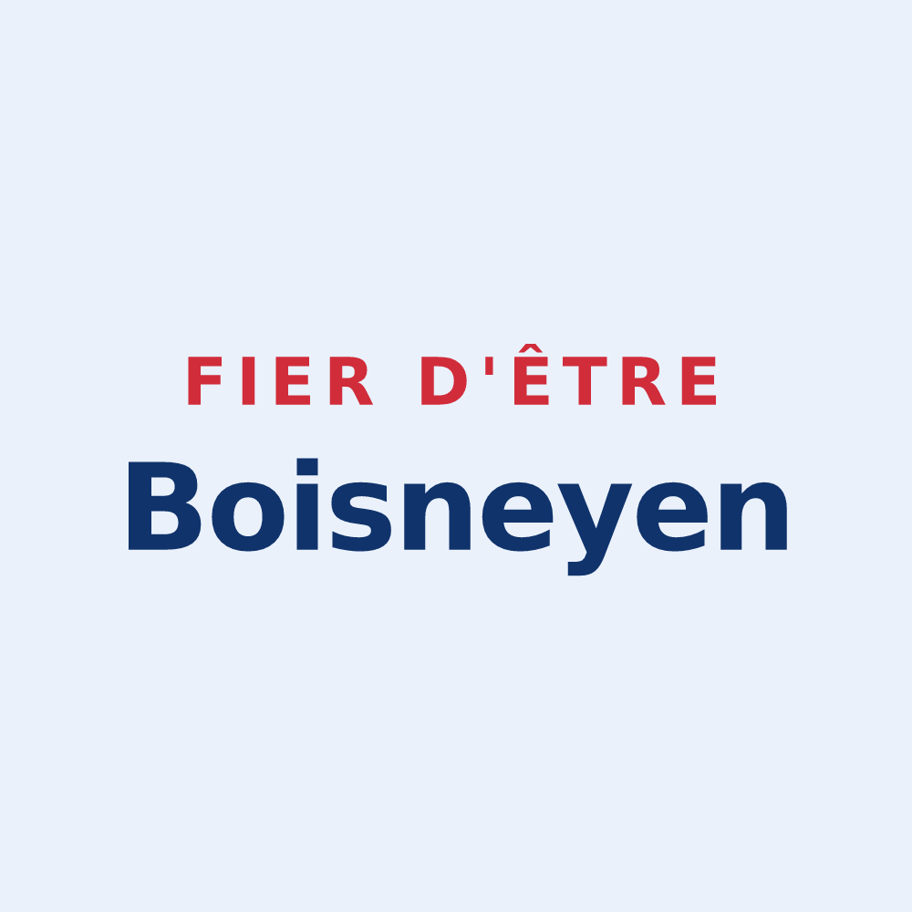 Sticker « Fier d'être Boisneyen » — design pour Boisney