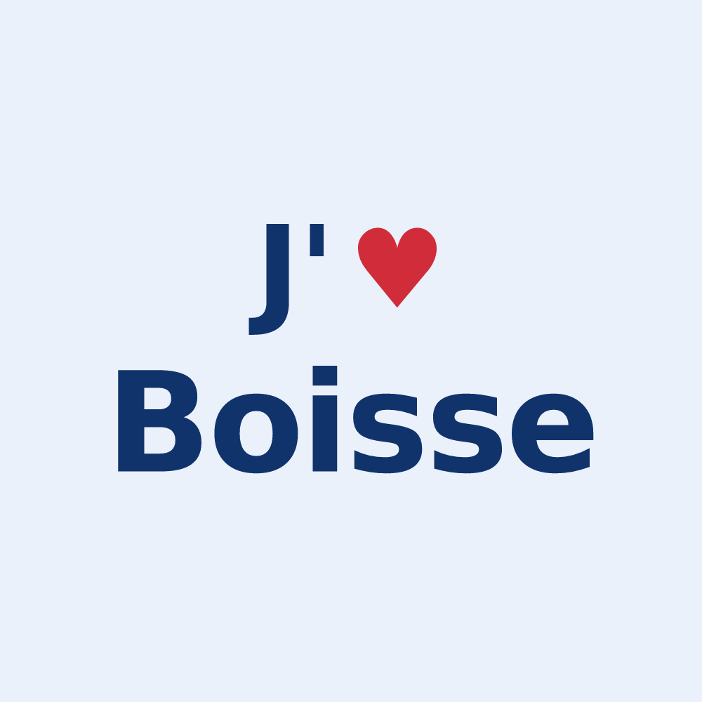 Sticker personnalisé Boisse — design J'aime Boisse