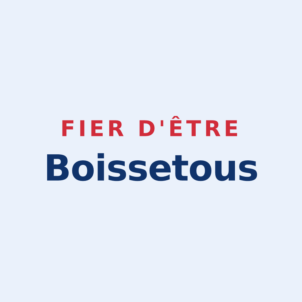 Sticker « Fier d'être Boissetous » — design pour Boisset