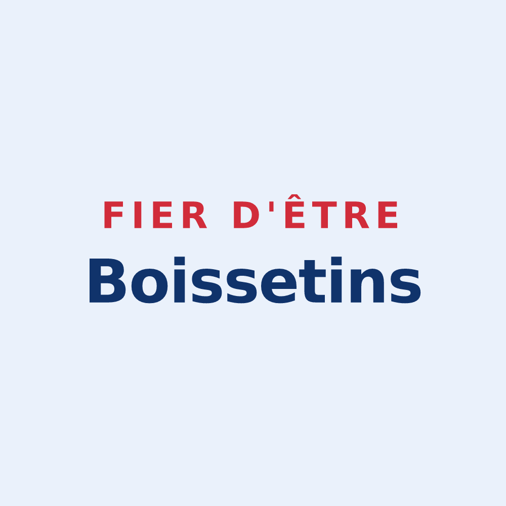 Sticker « Fier d'être Boissetins » — design pour Boissets