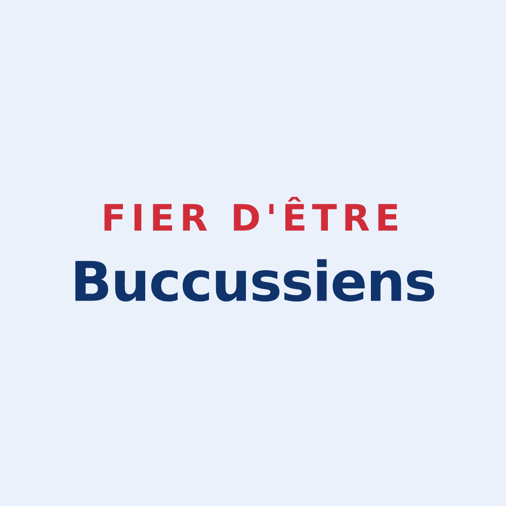 Sticker « Fier d'être Buccussiens » — design pour Boissy-la-Rivière