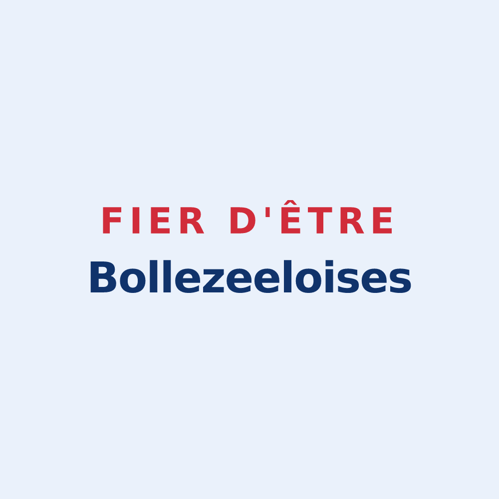 Sticker « Fier d'être Bollezeeloises » — design pour Bollezeele