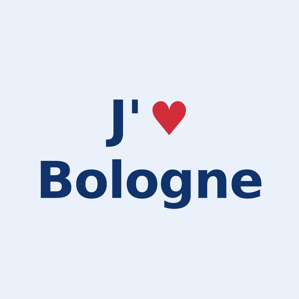 Sticker personnalisé Bologne — design J'aime Bologne