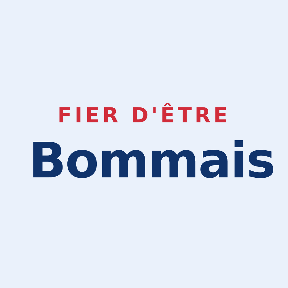 Sticker « Fier d'être Bommais » — design pour Bommes