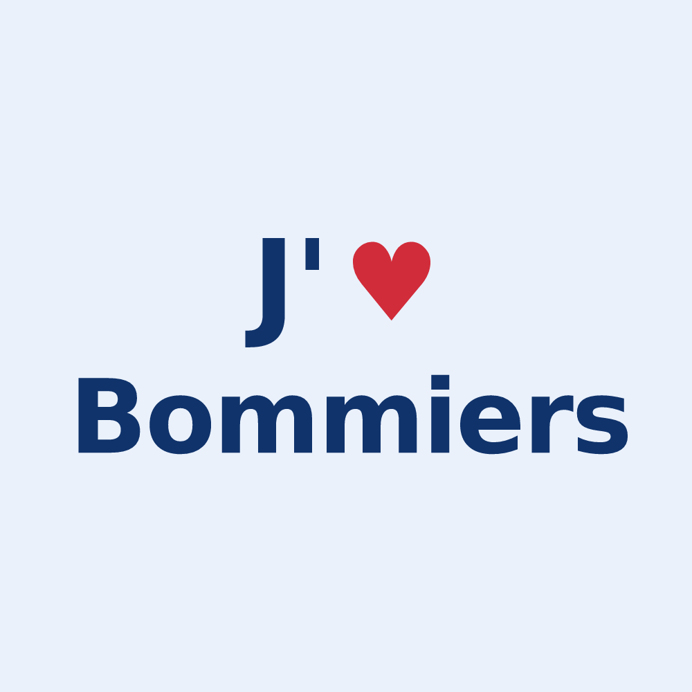 Sticker personnalisé Bommiers — design J'aime Bommiers