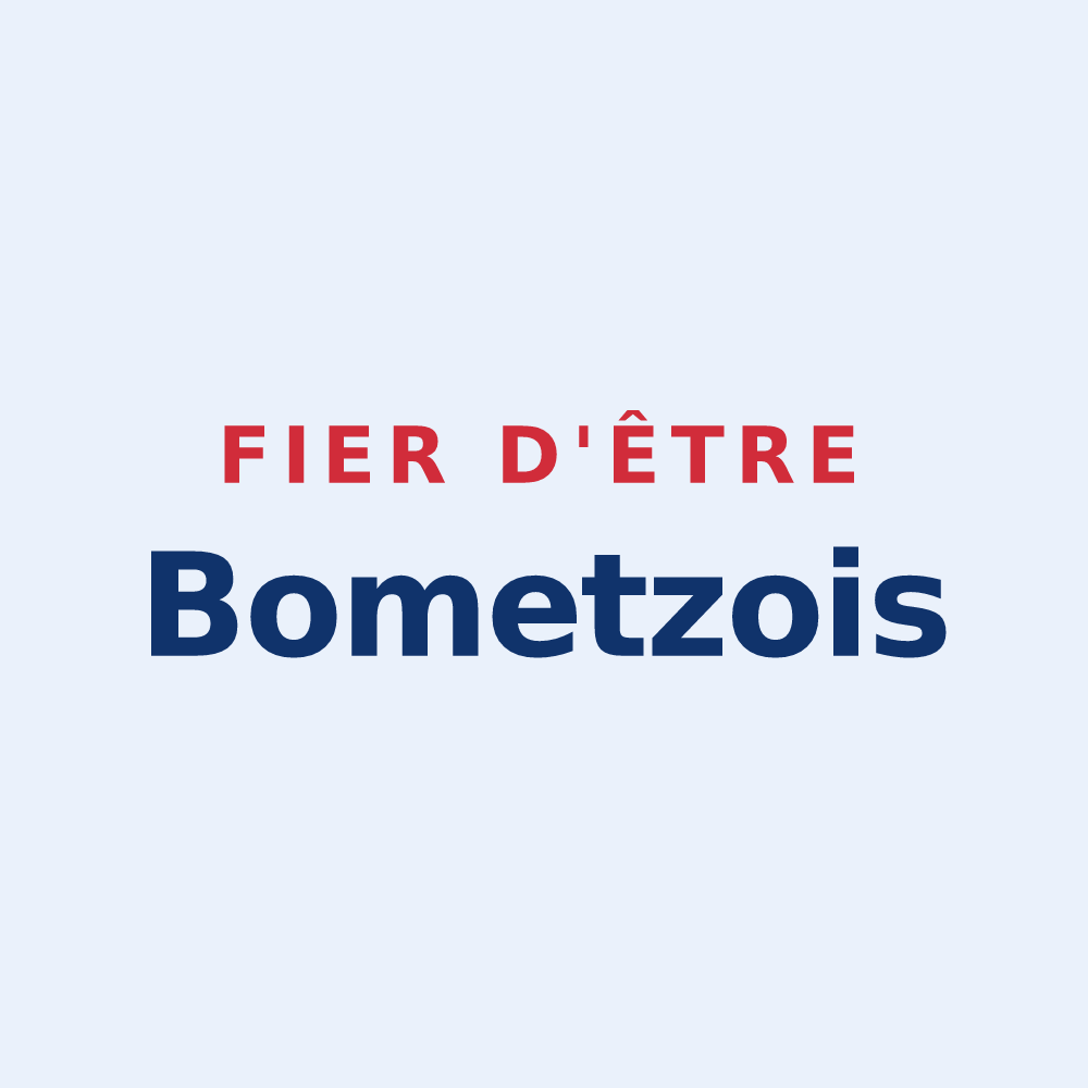 Sticker « Fier d'être Bometzois » — design pour Bommiers
