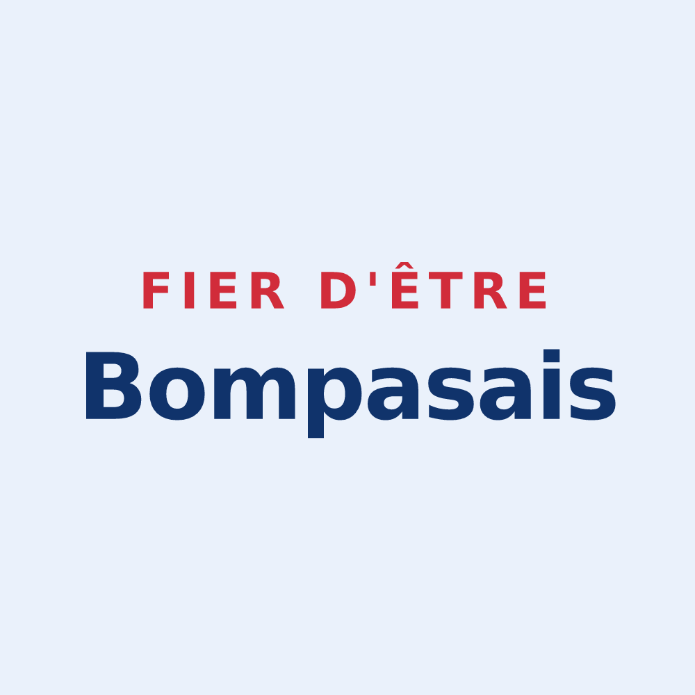 Sticker « Fier d'être Bompasais » — design pour Bompas