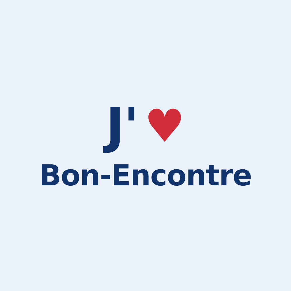 Sticker personnalisé Bon-Encontre — design J'aime Bon-Encontre