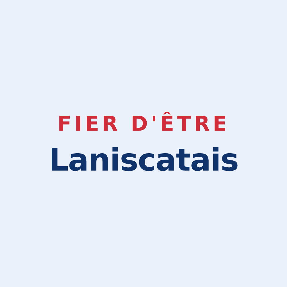 Sticker « Fier d'être Laniscatais » — design pour Bon Repos sur Blavet