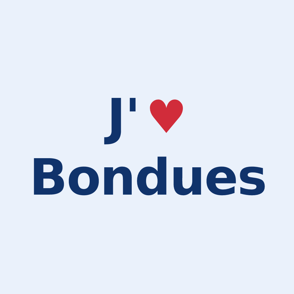 Sticker personnalisé Bondues — design J'aime Bondues