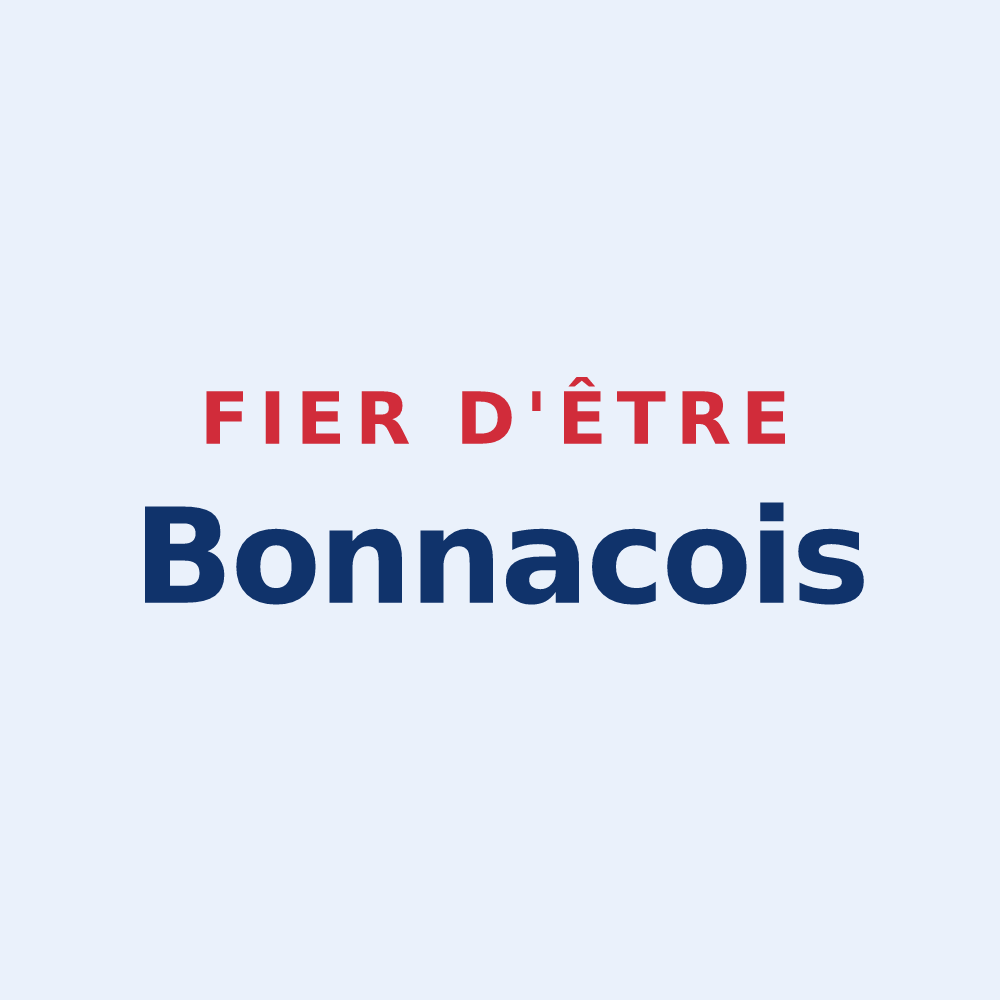 Sticker « Fier d'être Bonnacois » — design pour Bonnac