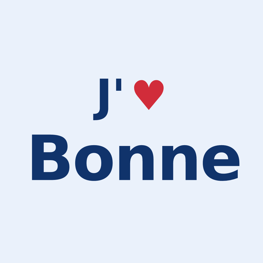 Sticker personnalisé Bonne — design J'aime Bonne