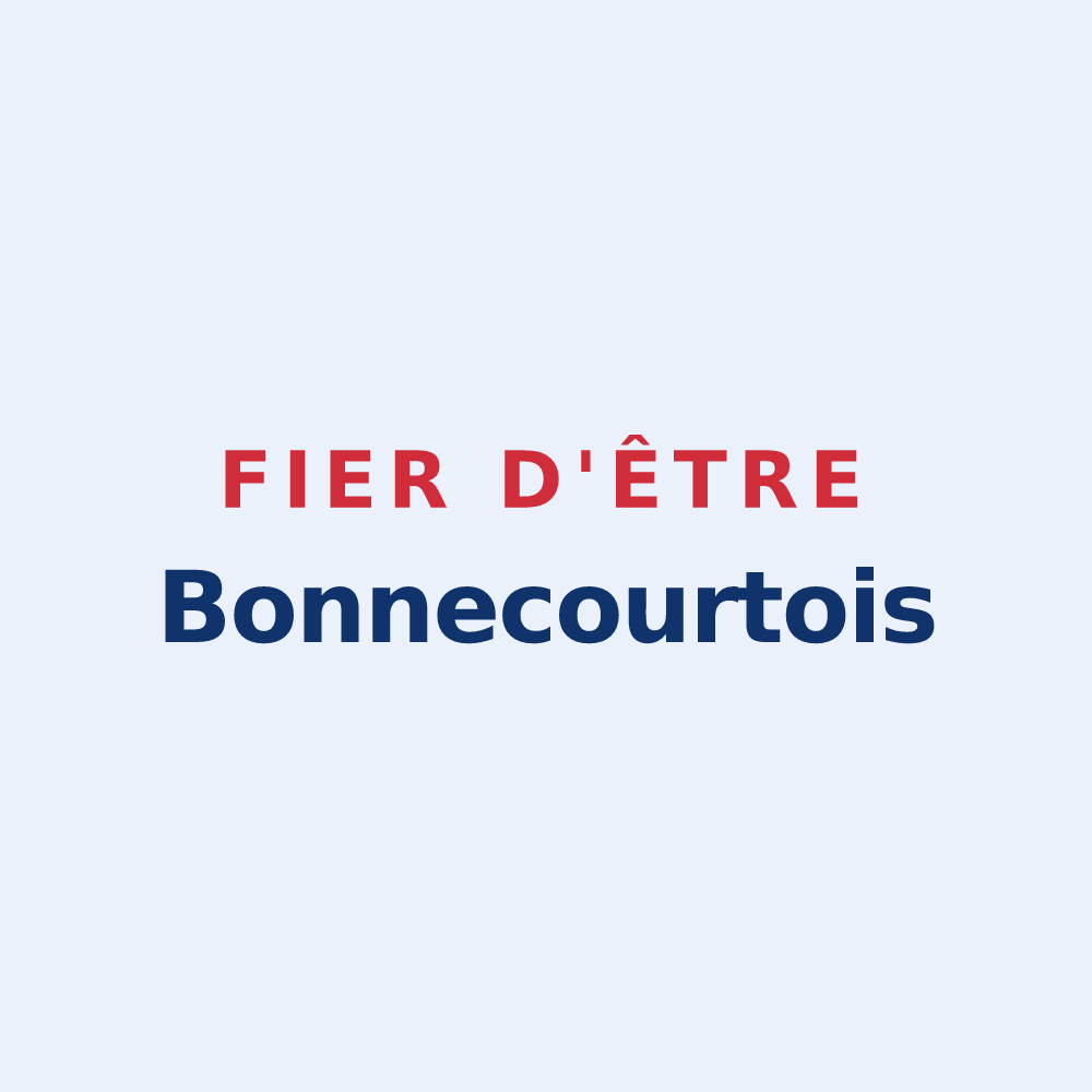 Sticker « Fier d'être Bonnecourtois » — design pour Bonnecourt