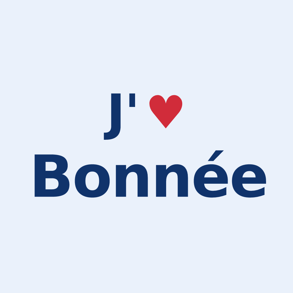 Sticker personnalisé Bonnée — design J'aime Bonnée