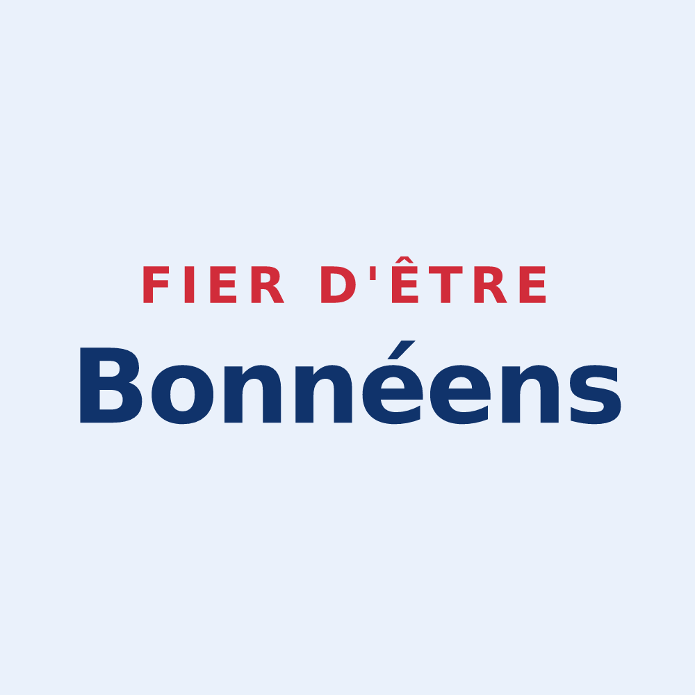 Sticker « Fier d'être Bonnéens » — design pour Bonnée
