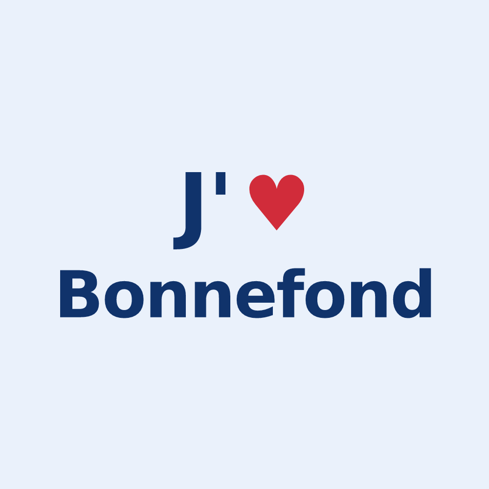 Sticker personnalisé Bonnefond — design J'aime Bonnefond