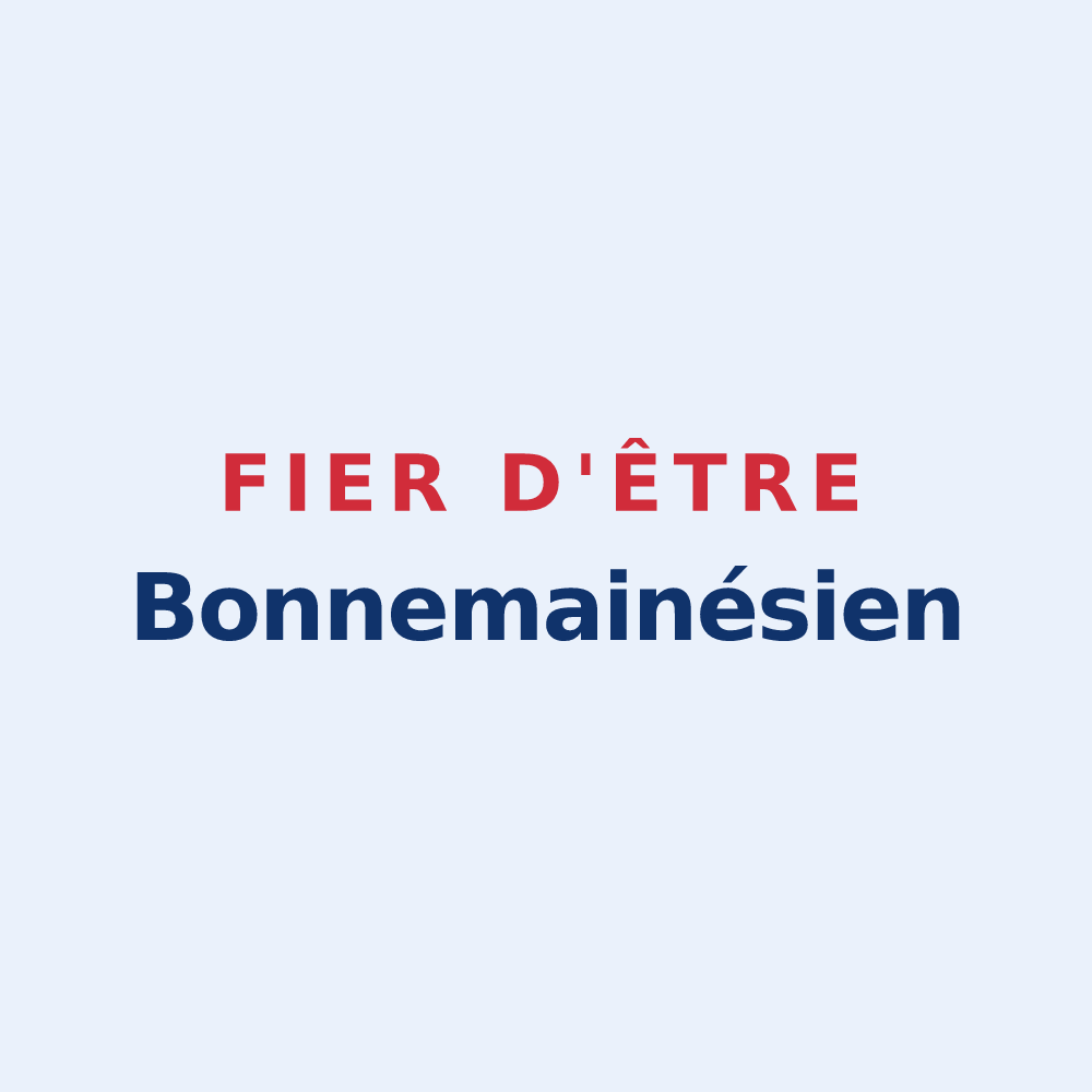 Sticker « Fier d'être Bonnemainésien » — design pour Bonnemain