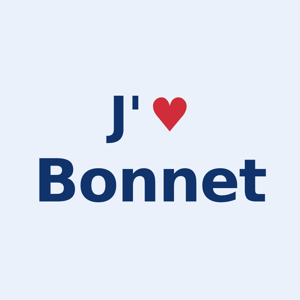 Sticker personnalisé Bonnet — design J'aime Bonnet