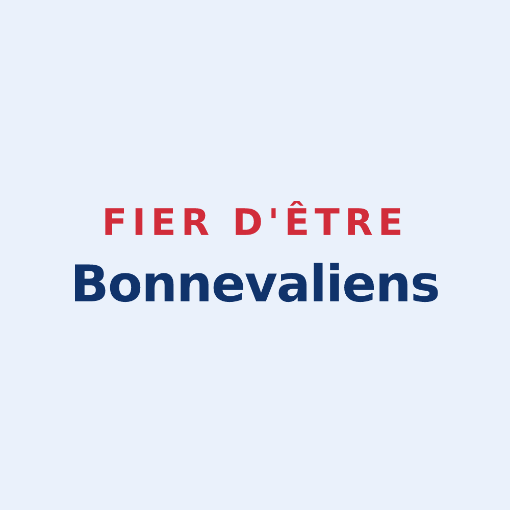 Sticker « Fier d'être Bonnevaliens » — design pour Bonnevaux