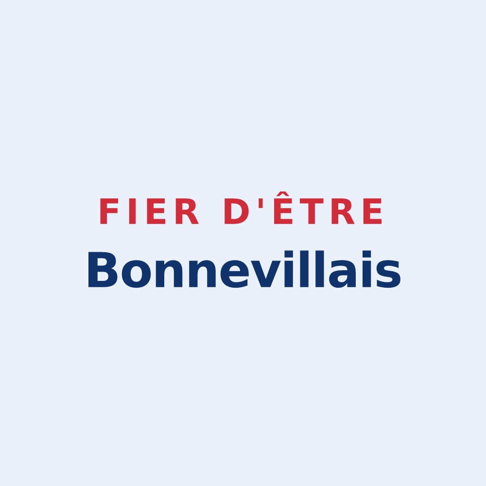 Sticker « Fier d'être Bonnevillais » — design pour Bonneville-Aptot