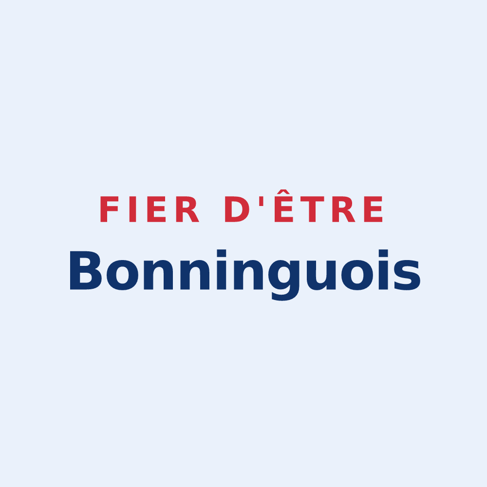 Sticker « Fier d'être Bonninguois » — design pour Bonningues-lès-Ardres
