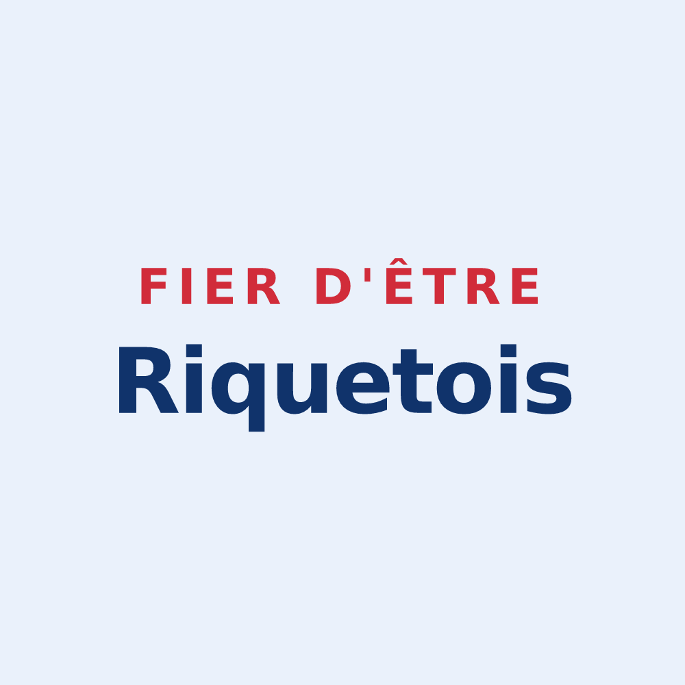 Sticker « Fier d'être Riquetois » — design pour Bonrepos-Riquet