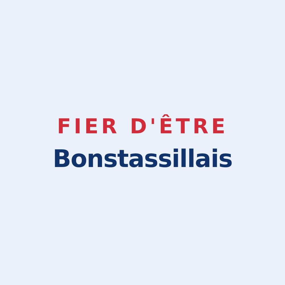 Sticker « Fier d'être Bonstassillais » — design pour Bons-Tassilly