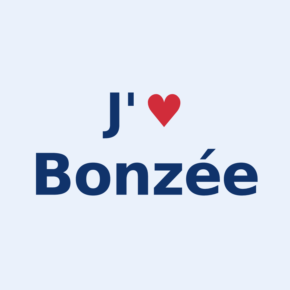 Sticker personnalisé Bonzée — design J'aime Bonzée