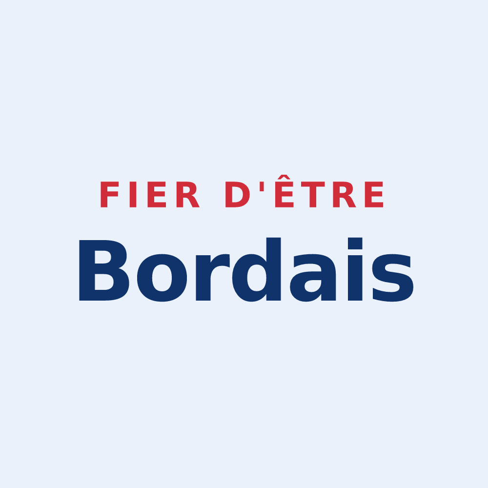 Sticker « Fier d'être Bordais » — design pour Bordes