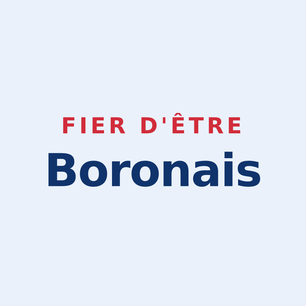 Sticker « Fier d'être Boronais » — design pour Boron
