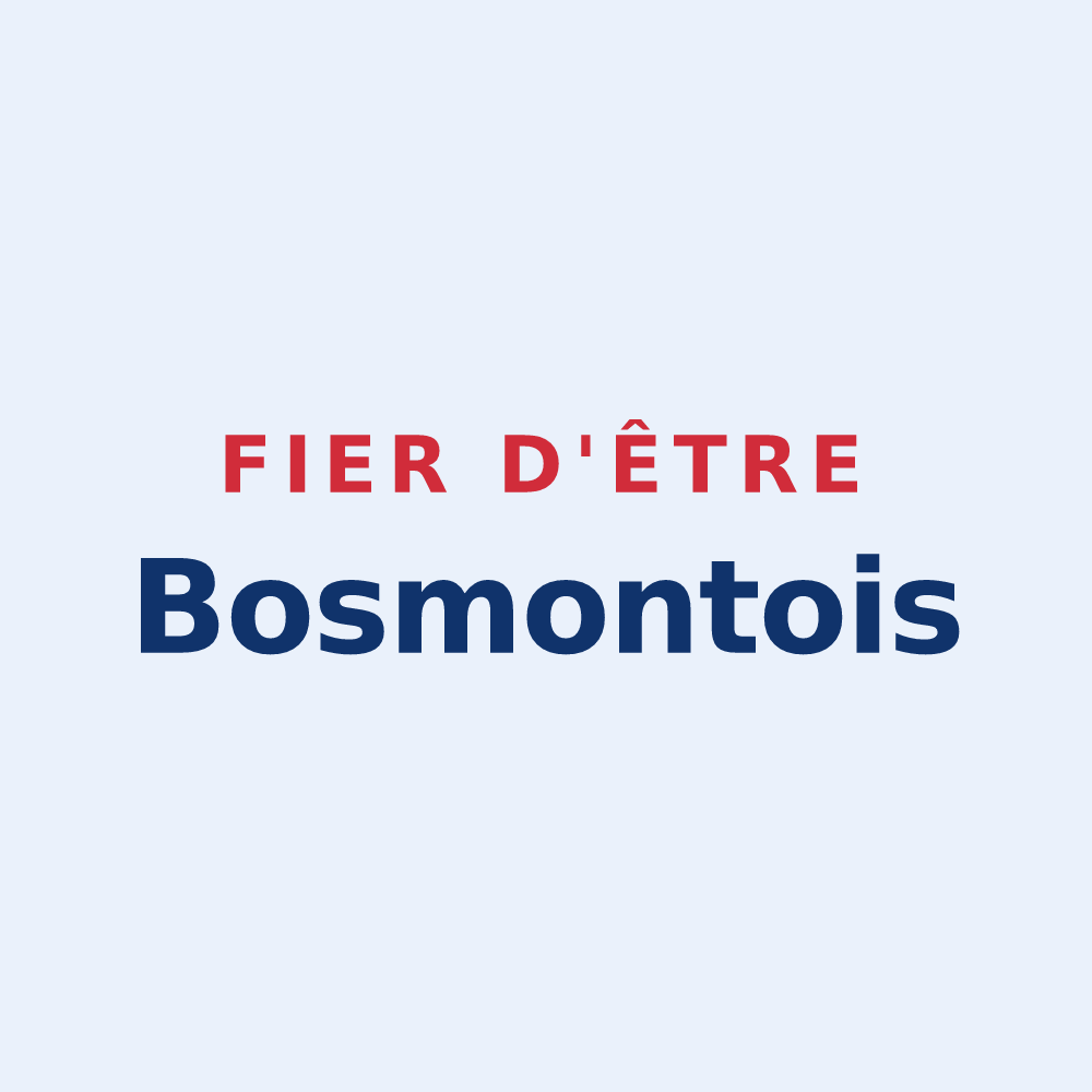 Sticker « Fier d'être Bosmontois » — design pour Bosmont-sur-Serre