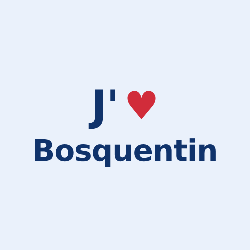 Sticker personnalisé Bosquentin — design J'aime Bosquentin