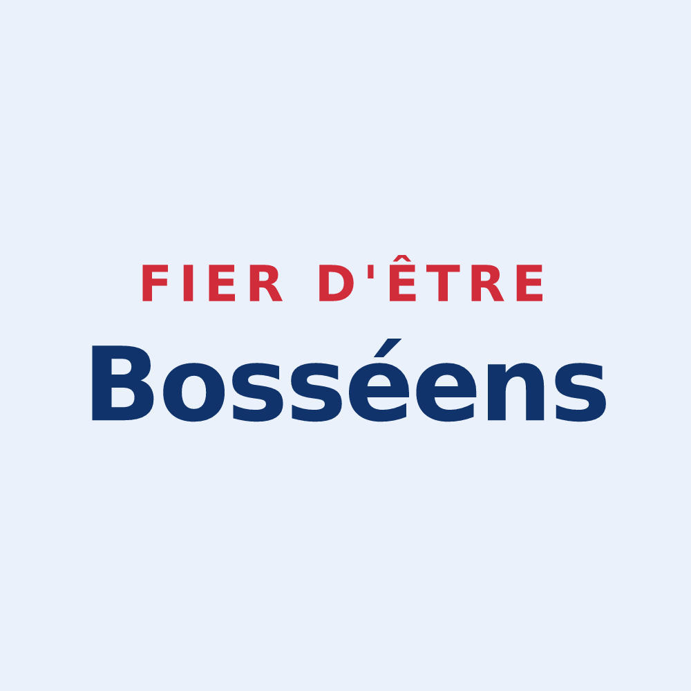 Sticker « Fier d'être Bosséens » — design pour Bossay-sur-Claise