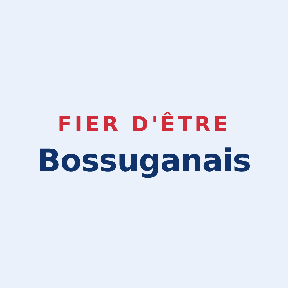 Sticker « Fier d'être Bossuganais » — design pour Bossugan