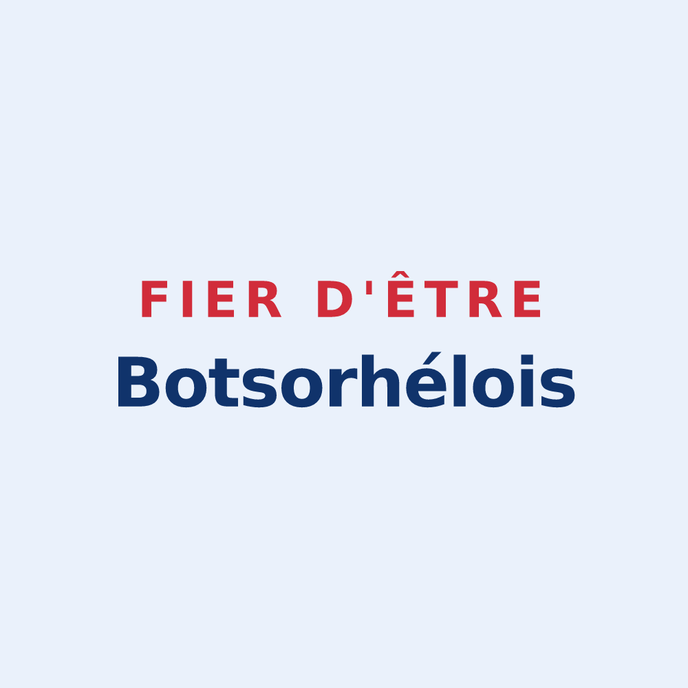 Sticker « Fier d'être Botsorhélois » — design pour Botsorhel
