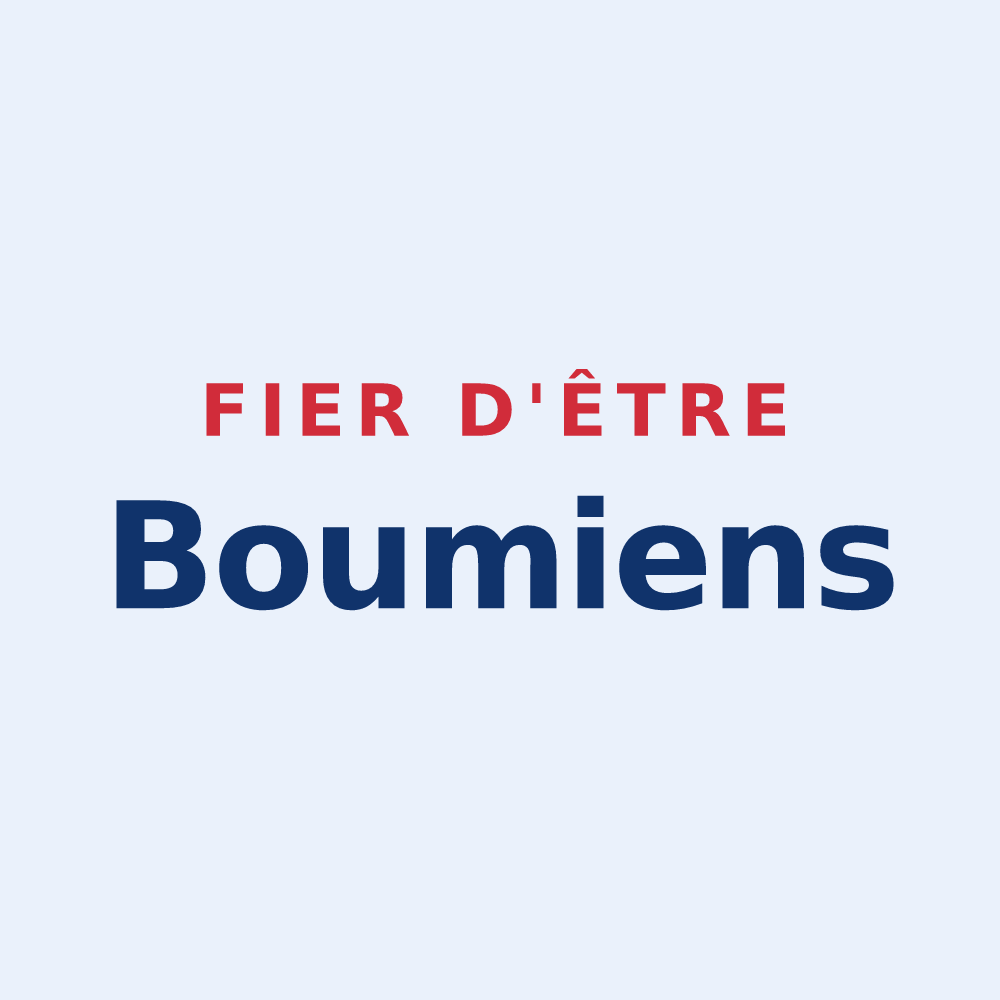 Sticker « Fier d'être Boumiens » — design pour Bou
