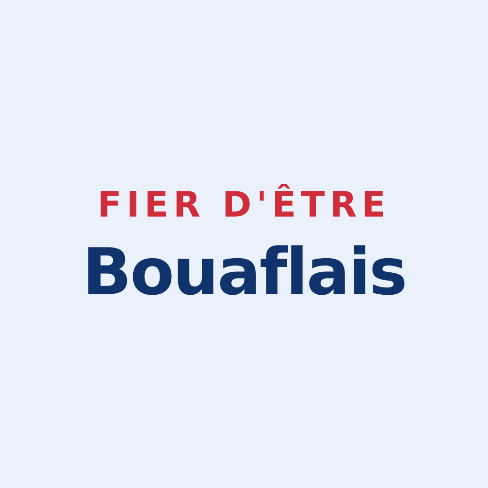 Sticker « Fier d'être Bouaflais » — design pour Bouafles